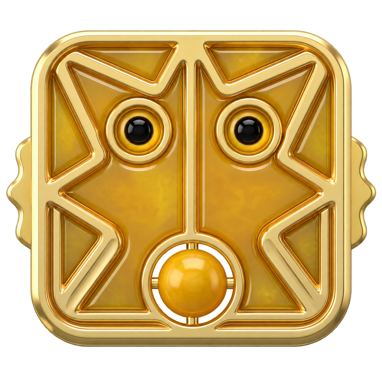 Yellow Cosmic Sun glyph